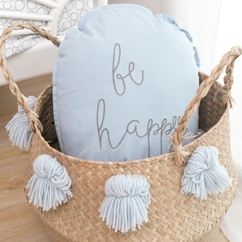 Nordic Babykamer Decoratie Cot Bumper Voor Pasgeborenen Baby Beddengoed Ballon Muur Opknoping Ornamenten Kinderkamer Decor Pluche Pop
