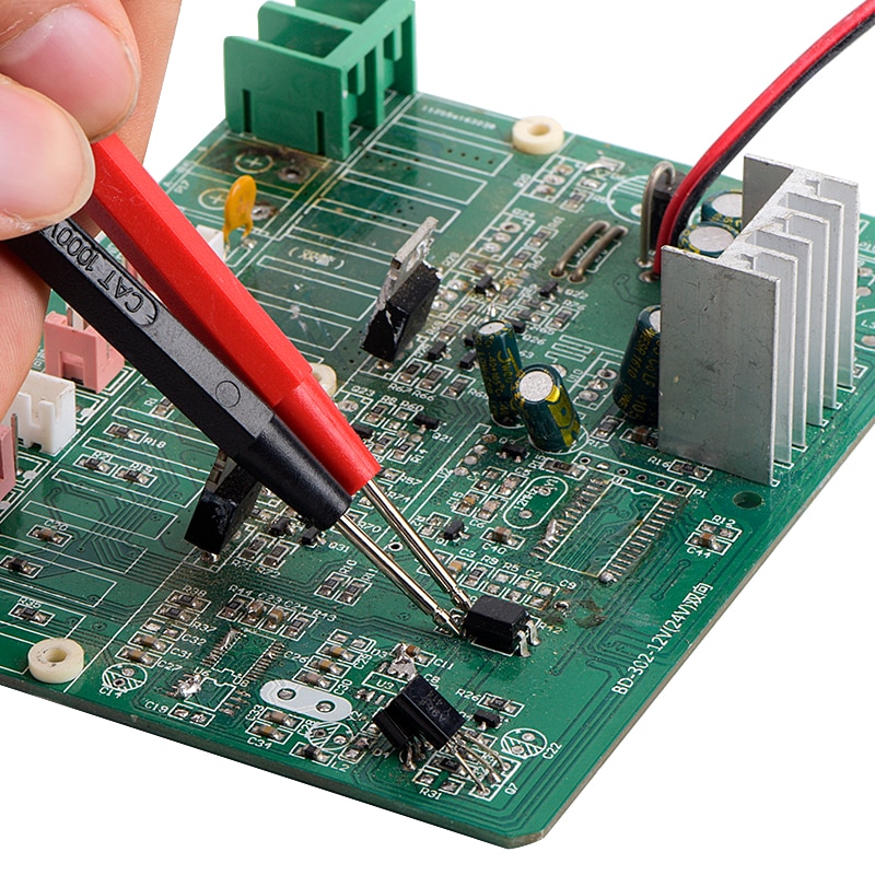 JCD-broche pour sonde multimètre numérique, pointe d'aiguille pour testeur de fil, câble 20a 1000V