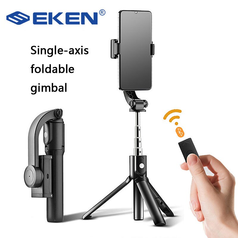 Single Achse Hand Gimbal Stabilisator Anti-Schütteln Stativ Bluetooth Zoomen Fernbedienung Selfie Stock für praktisch Gopro Kamera Actio