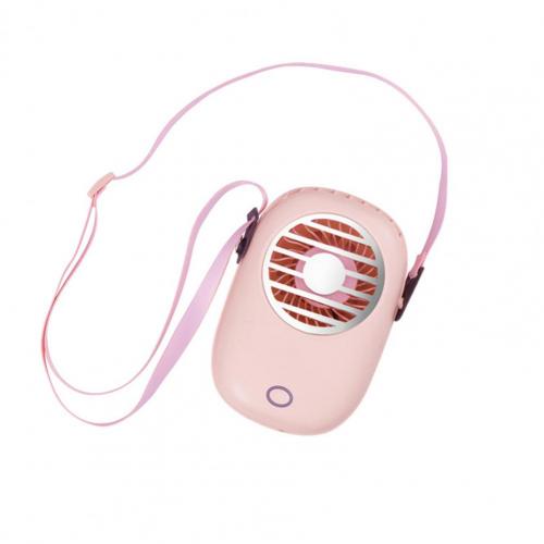 50% Draagbare Handheld Fan Oplaadbare Leuke Draagbare Mini Usb Ventilator Oplaadbare Ketting Fan Voor Huishouden Zomer: Pink