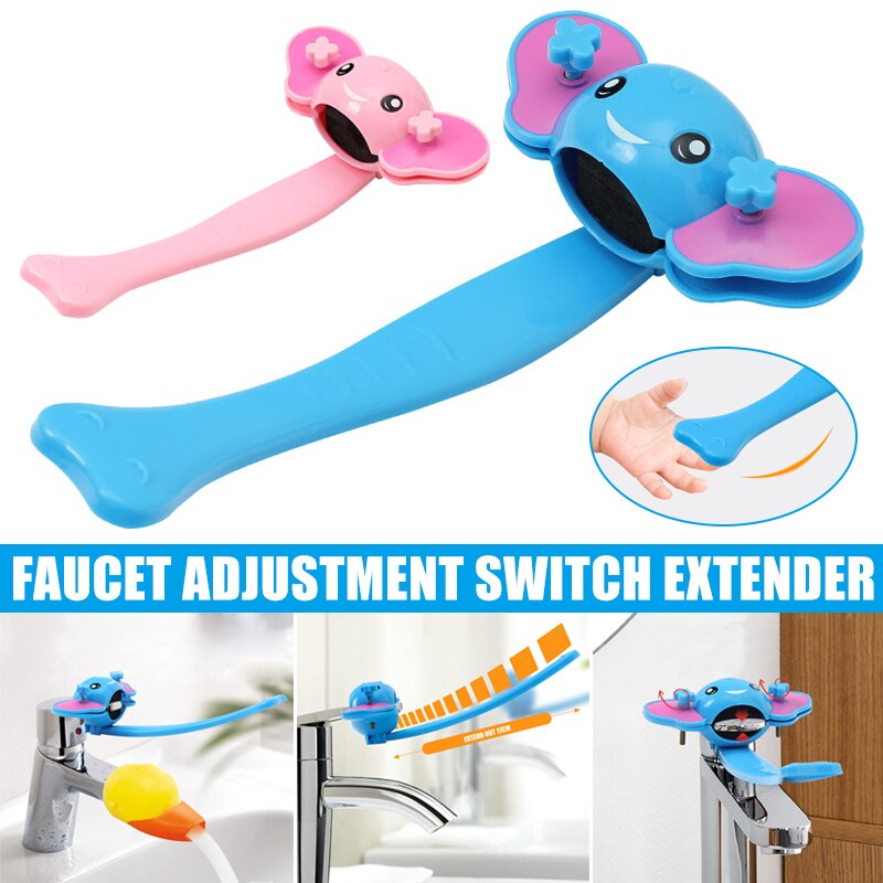 Extensor de manija del fregadero para grifo, extensión de grifo seguro, accesorio para niños pequeños,