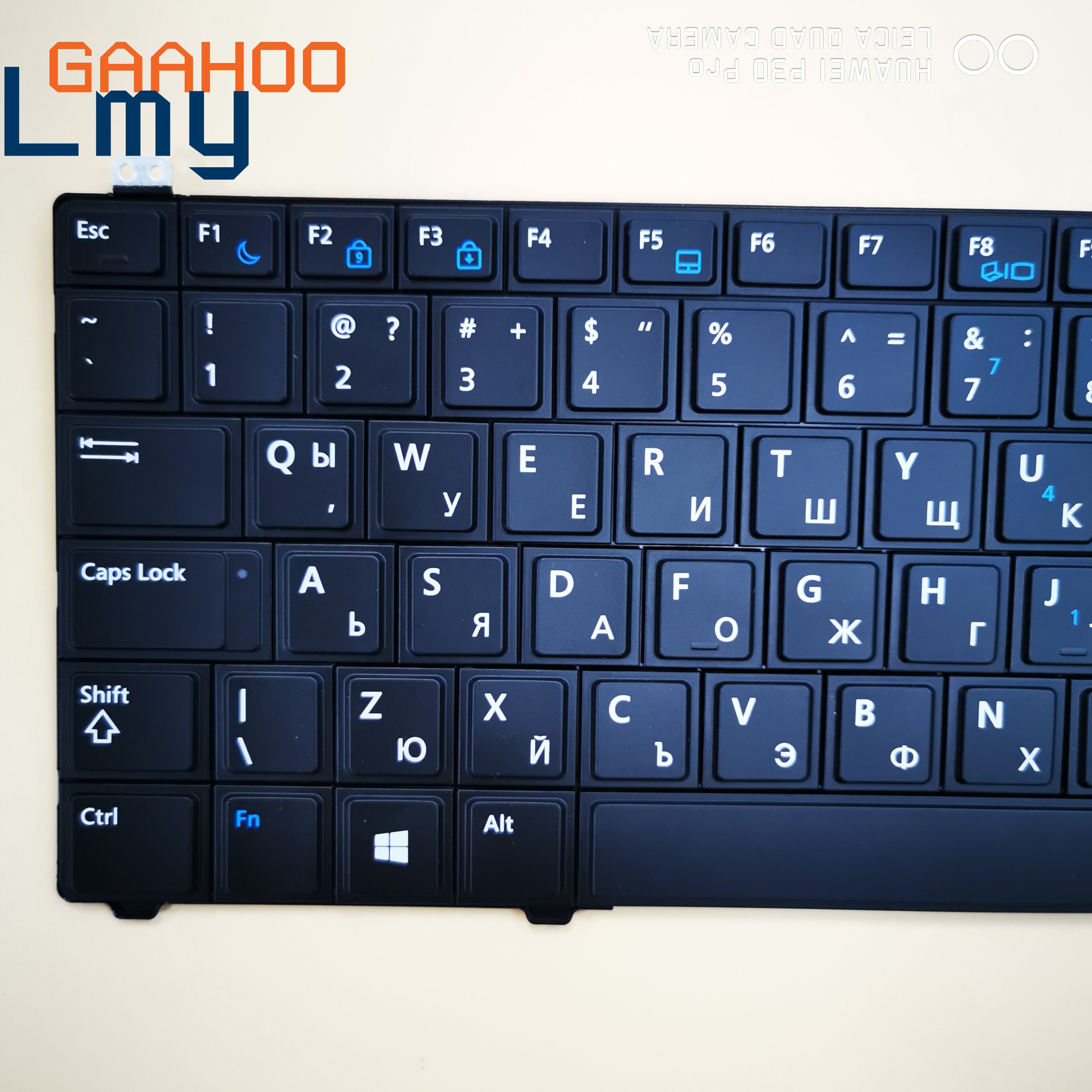RU Russian Laptop Keyboard for Dell Latitude E5440 - 00K8PK - Black