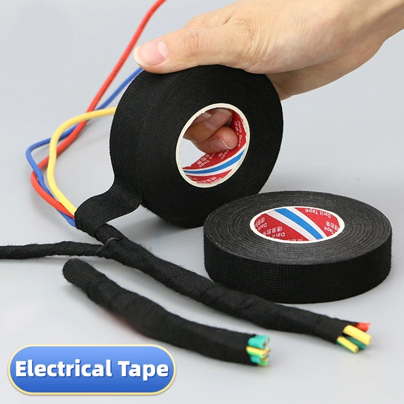 Electrical Tape Heat Resistant Harness Tape Insulation Automotive Fabric Cloth Tape Waterproof Noise Resistance Adhesives Tape