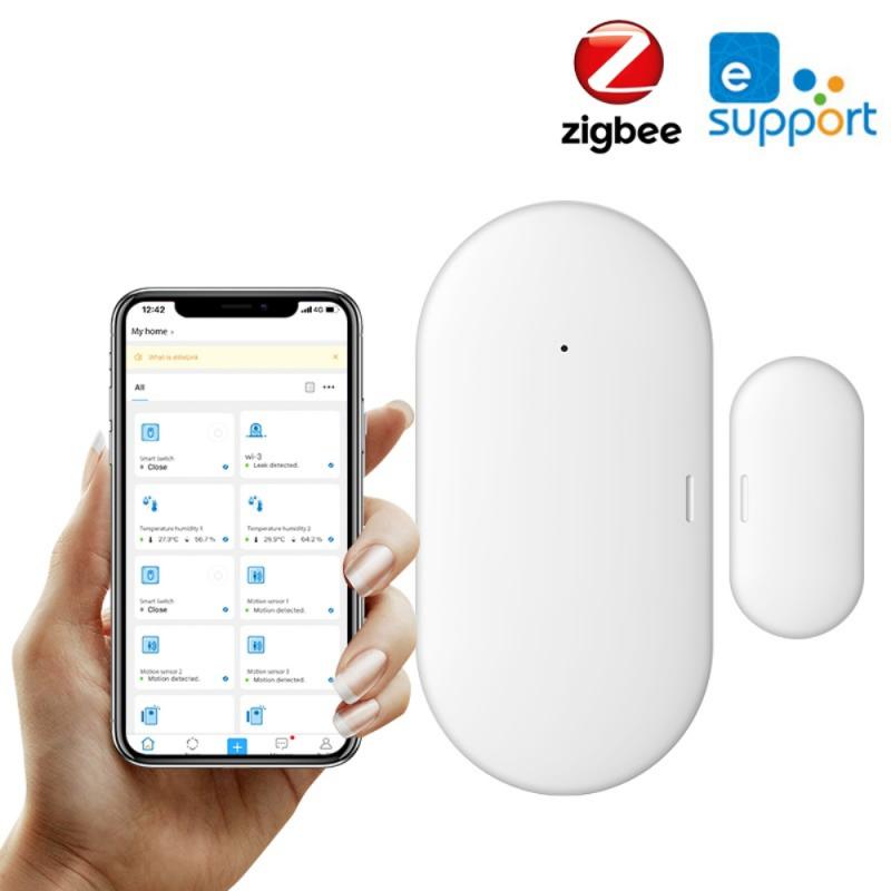 EWelink Smart Home EWelink Wireless Door And Window Sensor ZigBee Door Sensor Detector App Control Work With Zigbee Getway