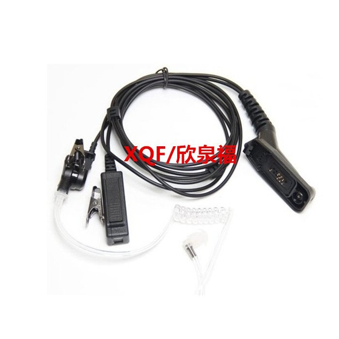 Auricular de tubo de aire PTT del FBI para Motorola, auricular con micrófono, Radio portátil APX2000 APX7000 APX6000 APX7500 DP4601 Walkie Talkie XiR P8668