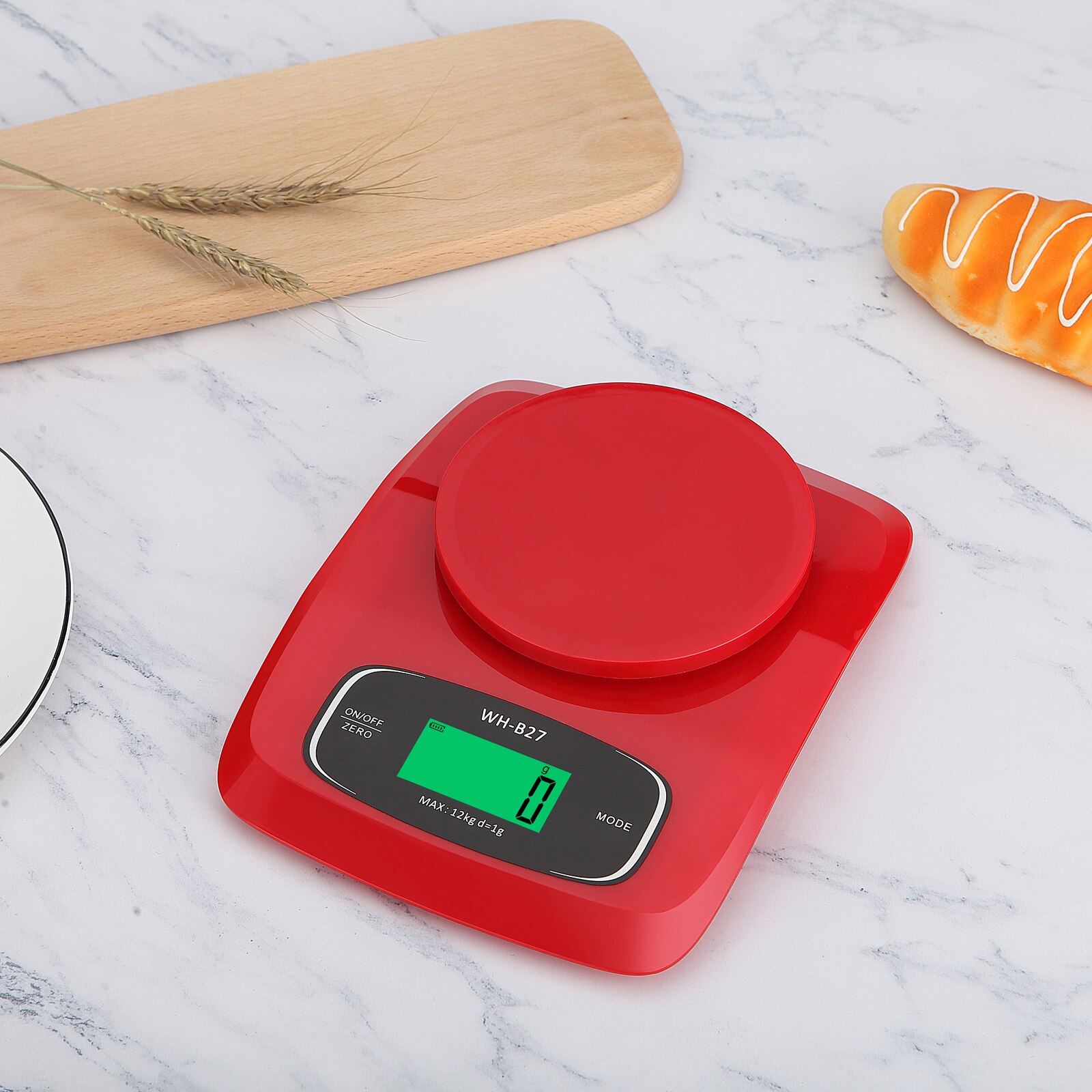 Electronic Kitchen Scale LED Display Screen Household Bake Accurancy Efficient High Range Big Bowl Multipurpose Scale