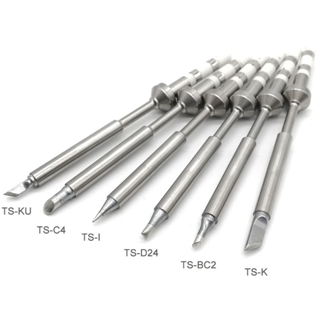 TS-K/TS-KU/TS-BC2/TS-C4/TS-D24/TS-B2 puntas de soldador eléctrico, reemplazo libre de plomo, puntas de modelo variadas, soldador TS100