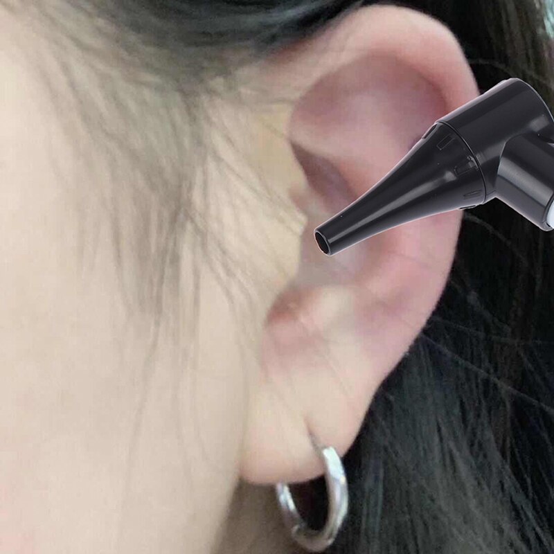 Ear Cleaner Earpicks Flashlight / Magnifying Glass Len / 4 Glimpse LED Lamp Health Ear Care Tool Diagnostic Otoscope Penlight