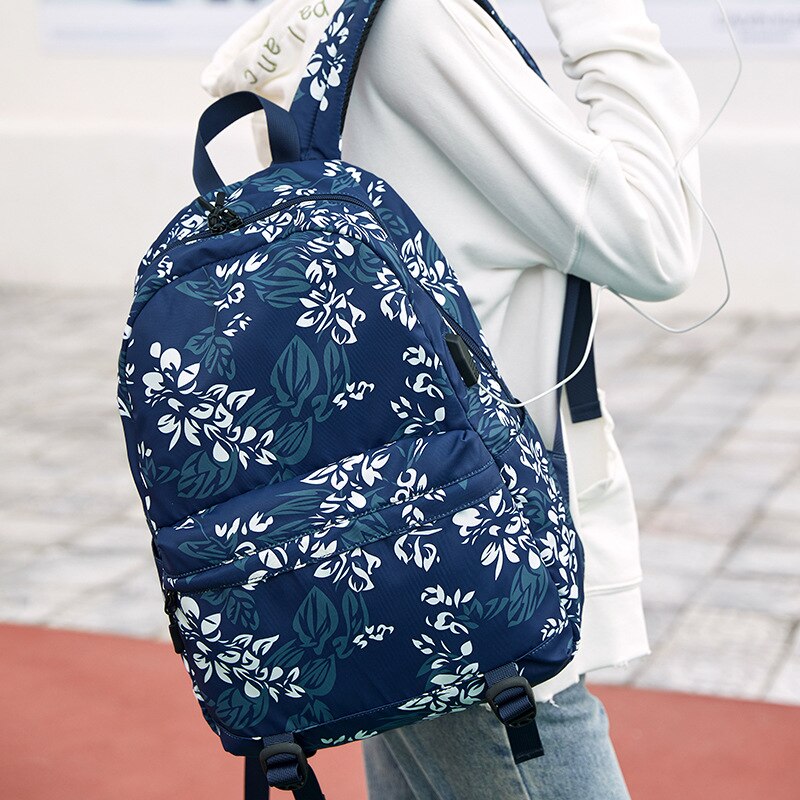 Sac à dos d'école pour adolescent, ensemble de sacs légers à la pour filles et femmes, sac de collège adapté à un sac d'ordinateur de 14 pouces