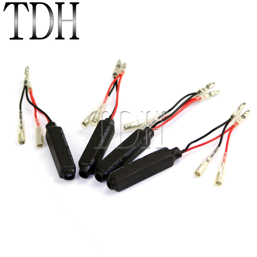 4 stuks universele 12v 10 w 10 ohm motorfiets richtingaanwijzers led moto signalen licht indicatoren knipperlichten flitsers