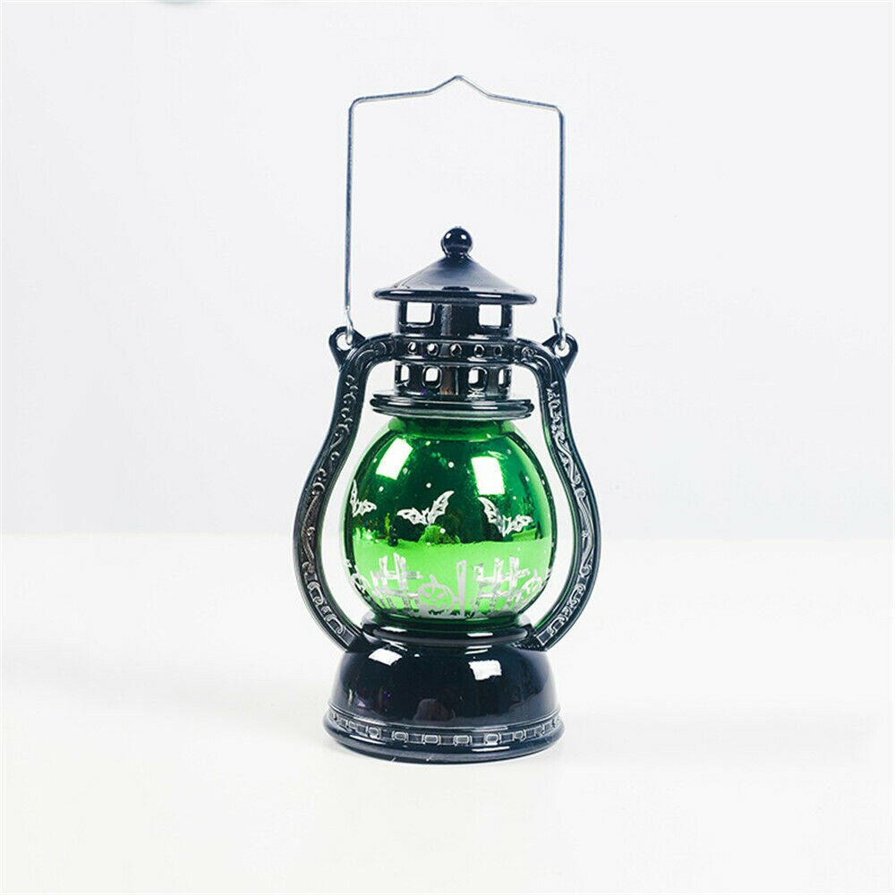 Halloween Hängen Party Licht Dekoration Laterne LED Lampe Schläger Skelette Hexe: Tiefe Saphir