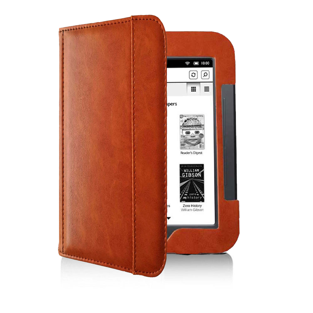 For Barnes Noble Nook Simple Touch Case Ereader Ebook Folio Flip Cover Pocket Pouch Nook 2nd/3rd BNRV300 BNRV350 BNRV500 Cases
