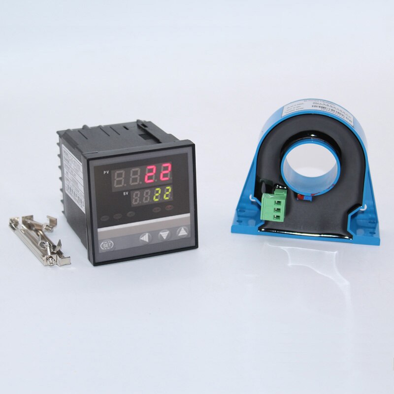 AC ampere meter with low ampere alarm high ampere alarm relay output 400A 500A 600A digital current meter with ampere sensor