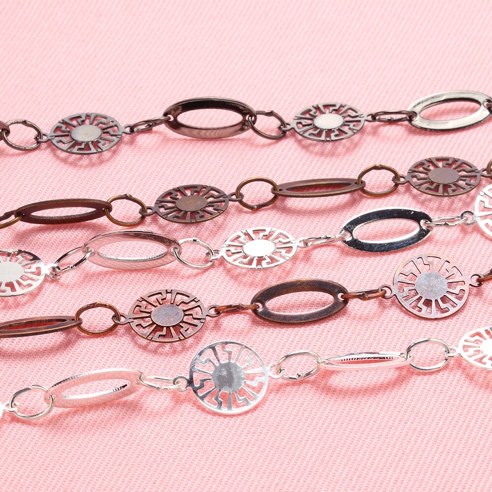 1 Meter Messing Chain Connectors Geometrie Ketting Diy Materiaal Diy Sieraden Bevindingen Accessoires