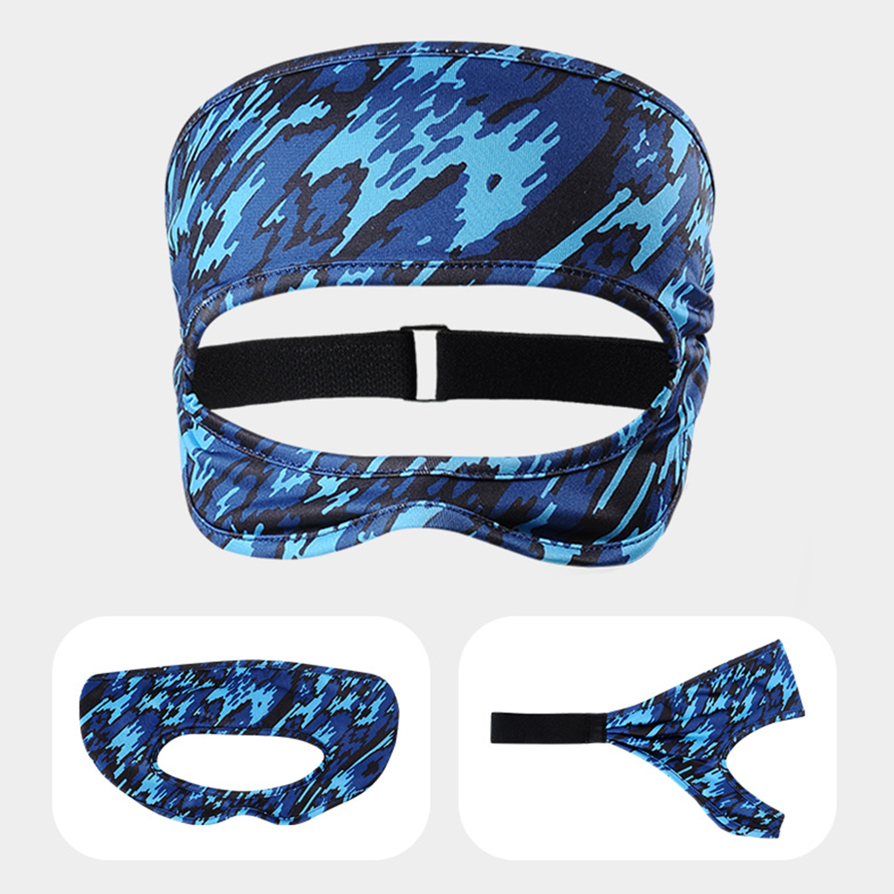 Mascarilla facial con impresión Digital 3D para gafas de realidad Virtual, banda elástica ajustable y transpirable para el sudor, para Oculus Quest 2 Virtual Real
