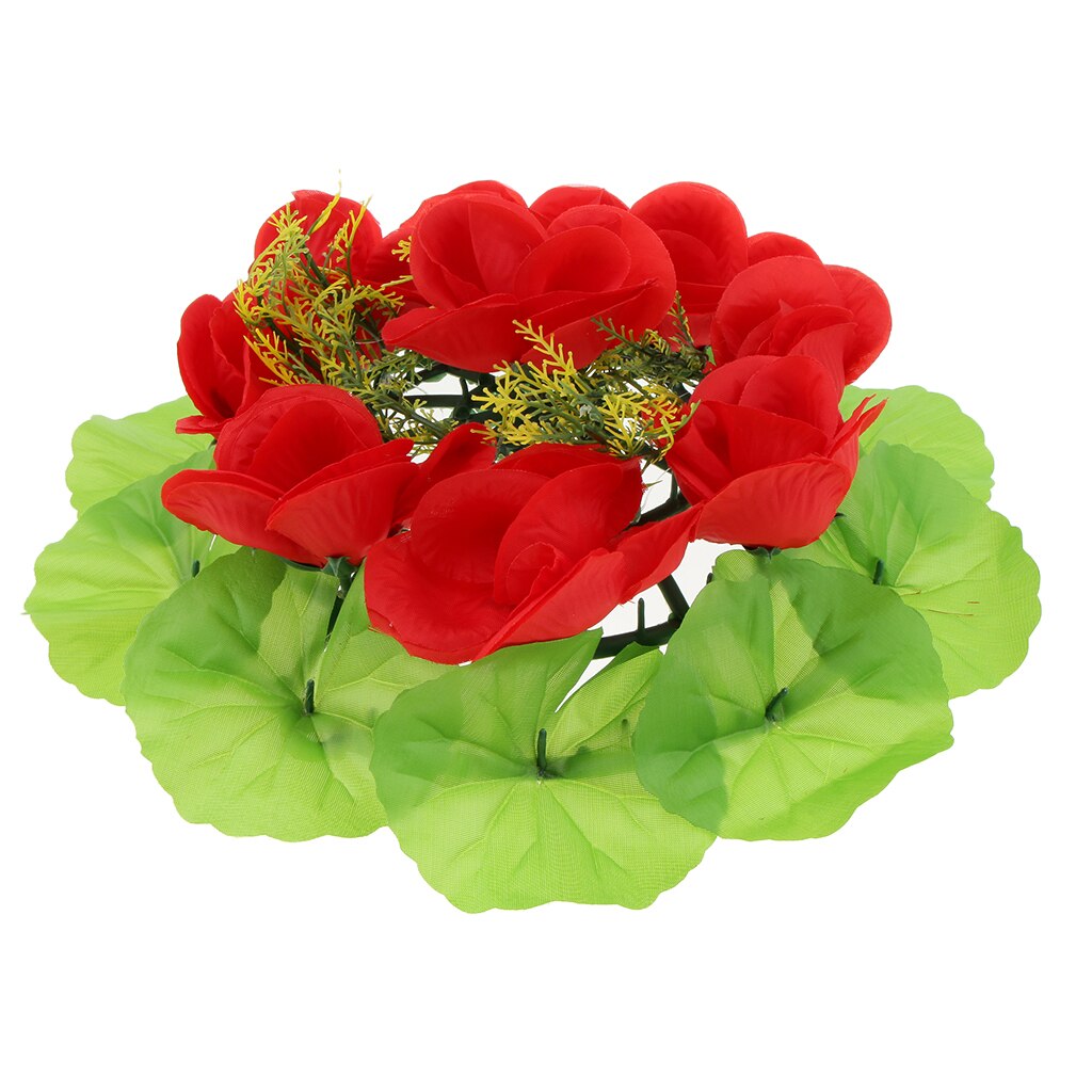 Simulation Rose Memorial Flower Wreath Grave Tombstone Flower Wreath Decoration