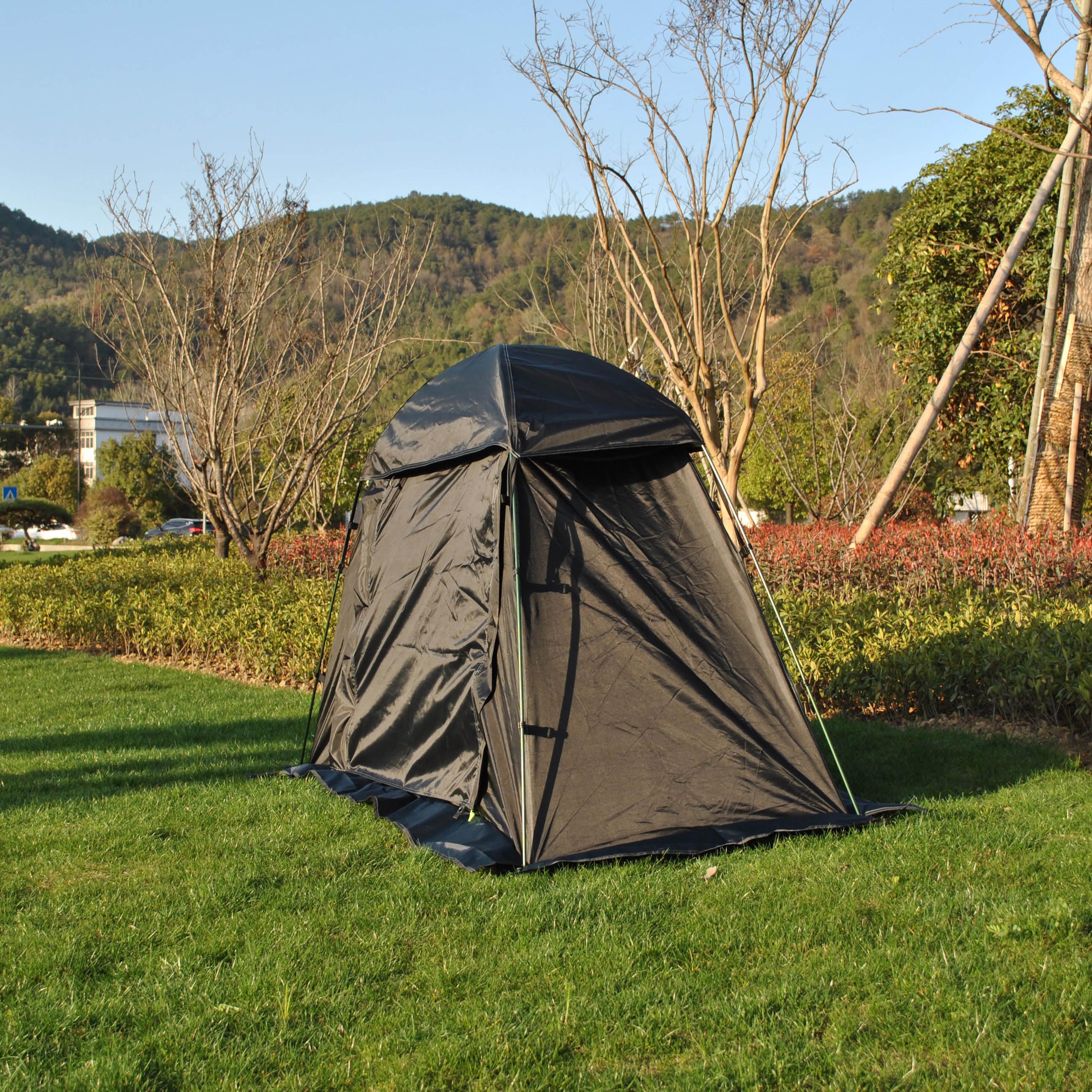 Hopfällbart campingtält med sovbädd, endast tält för 1 person, off-ground säng, sängtält, campingtält, bygga på, används ensamt