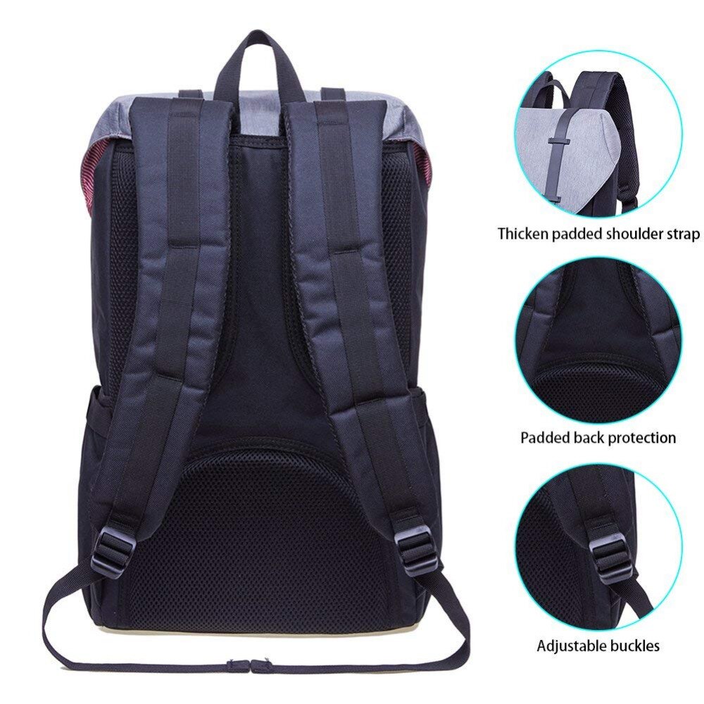 Kaukko Mochilas Mochila Escola Laptop Sacos de Viagem dos homens das Mulheres para 15.6 Polegada Notebook Casual Daypacks Mochilas