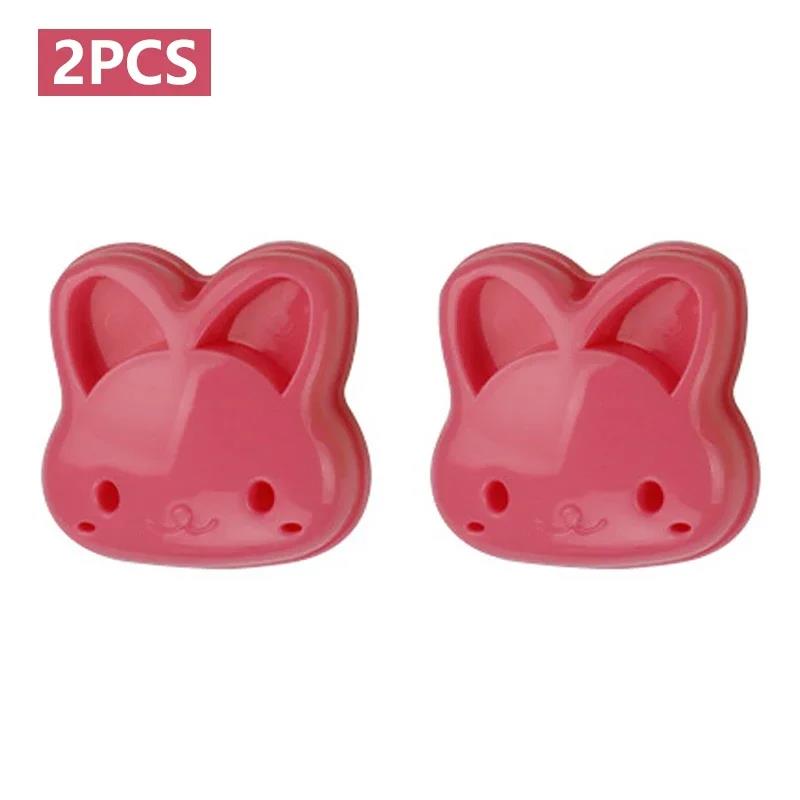 Sandwich Mould Bear Mini Cartoon Cute Bear Rabbit Car Sandwich Sealer Kids Bento Lunch Mold Cookie Cutter Baking Pastry Tools: army green