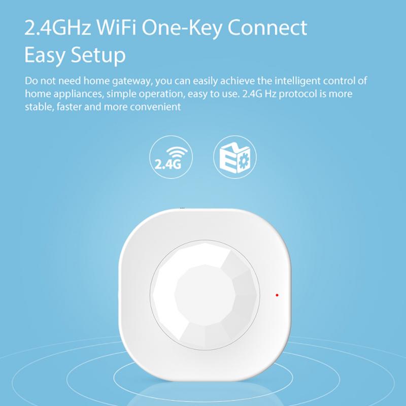 Smart Home Wifi Pir Motion Sensor Menselijk Lichaam Infrarood Alarm Detector Infrarood Beveiliging Tuya Smart Leven Sensor