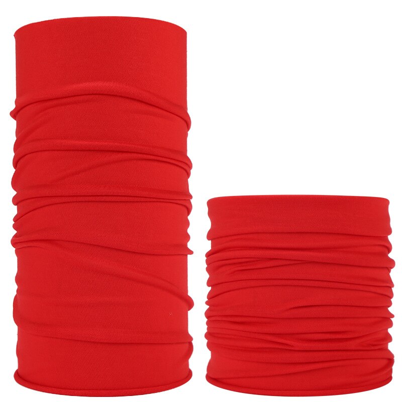 Multifunctional Ghost Skull Head Scarf Neck Warmer Tube Halloween Bandana Headband Neckerchief Magic Headscar Halloween: red