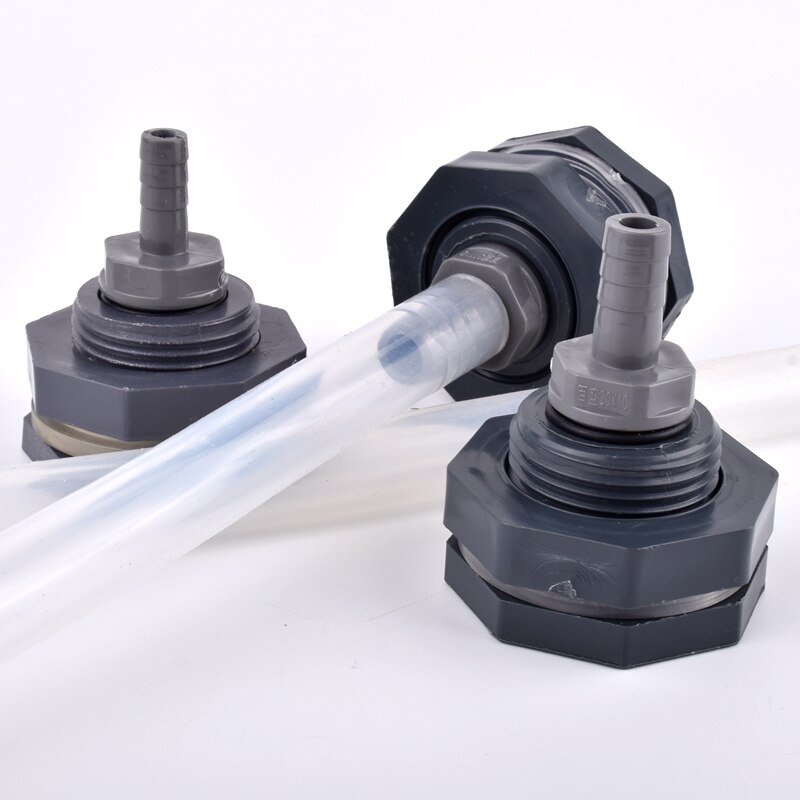 1/2" To 8mm~16mm PVC Water Tank Connector Pagoda Direct Set Garden Irrigation System Silicone Hose Joints Aquarium Tank Joint