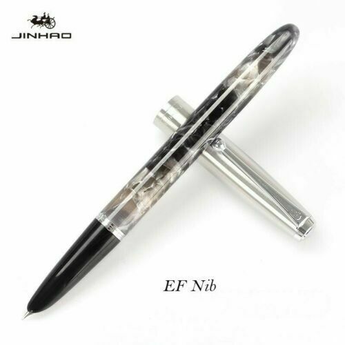 Jinhao 51a akryl/tre fyllepenn blekk penn kalligrafipenn ef/f/håndlaget erstatning fude nib skrivesaker kontor skolerekvisita: Niangao ef