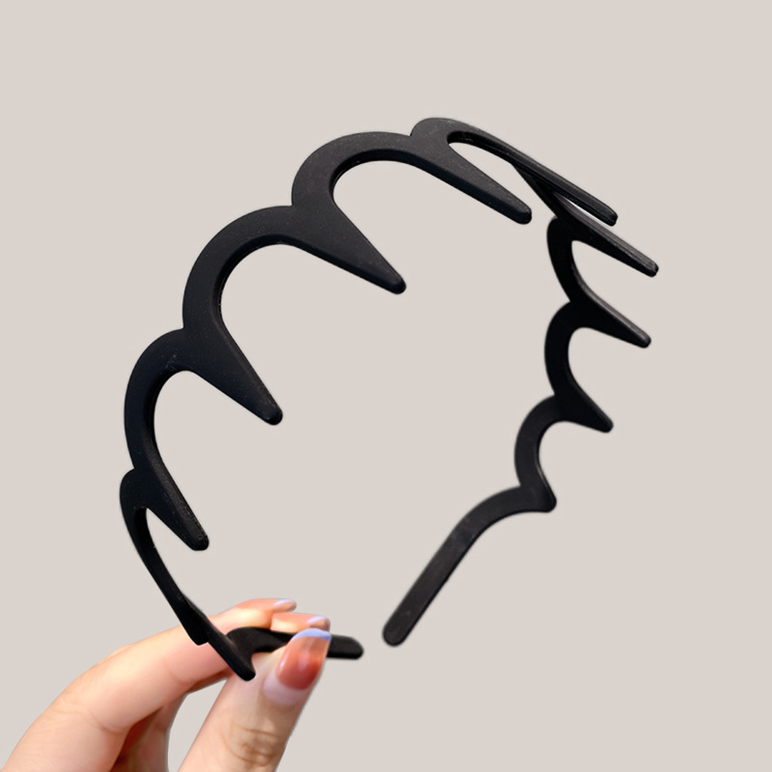Antislip haarbanden voor vrouwen mannen eenvoudige bezel hoofdband wassen haar pony houder gezichtsmasker haar hoepel haarband haaraccessoires: Zilver