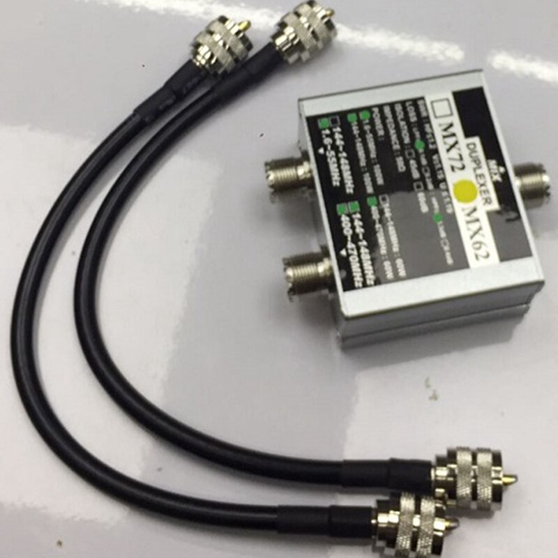 Amplificateur linéaire MX62 à différentes fréquences (HF / VHF/UHF), Station de Transit, duplexeur