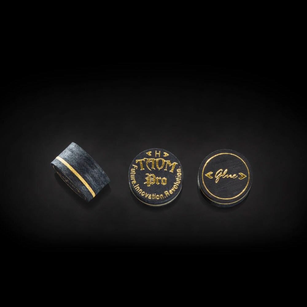 Pool Cue Tips Taom Fusion Tip 14mm Finland Pro Tips Medium / Hard Billiard Cue Stick Tips Billiard Accessories