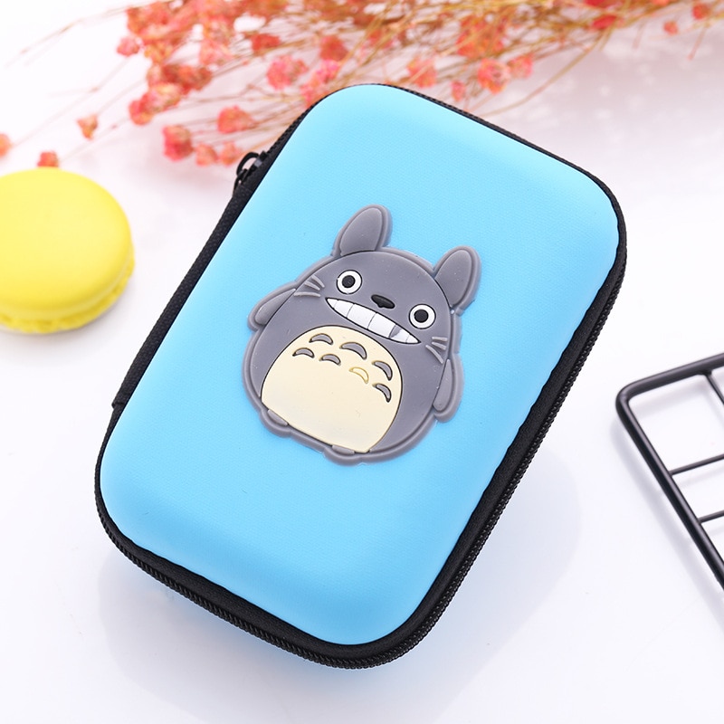 Carteiras kawaii de silicone com desenhos, de fone de ouvido, para crianças, meninos e meninas, porta-fones: 13