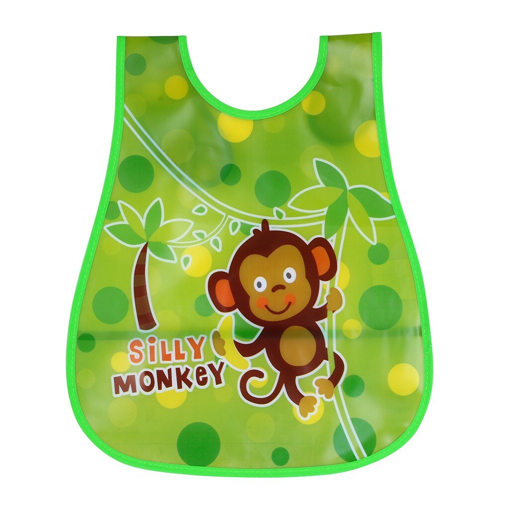 Cute Kid Infant Bibs Baby Soft Cartoon Animal Waterproof Saliva Dripping Bibs Lunch Bibs Baby Feeding Boys Girls FH5: M