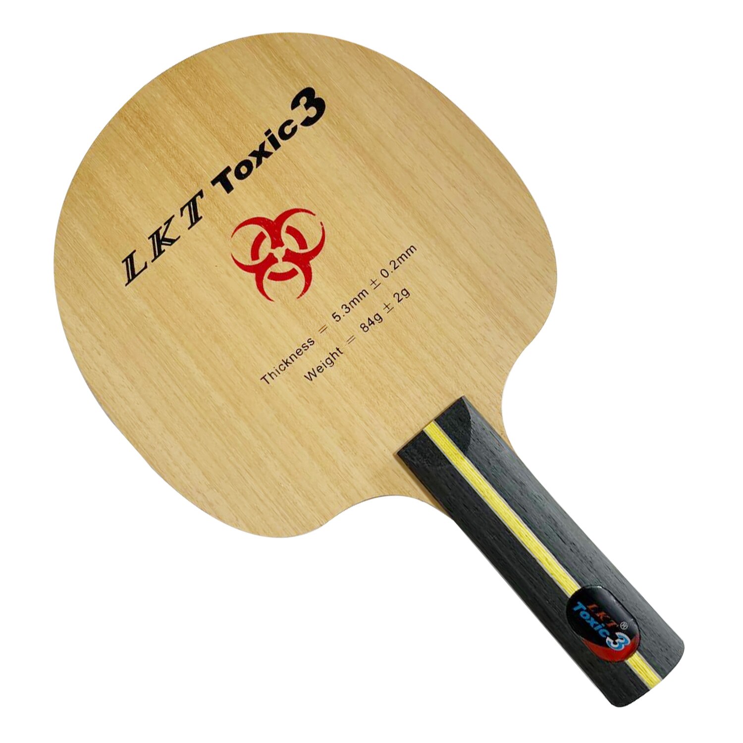 Original LKT Toxic3 Chop Type table tennis racket blade straight handle