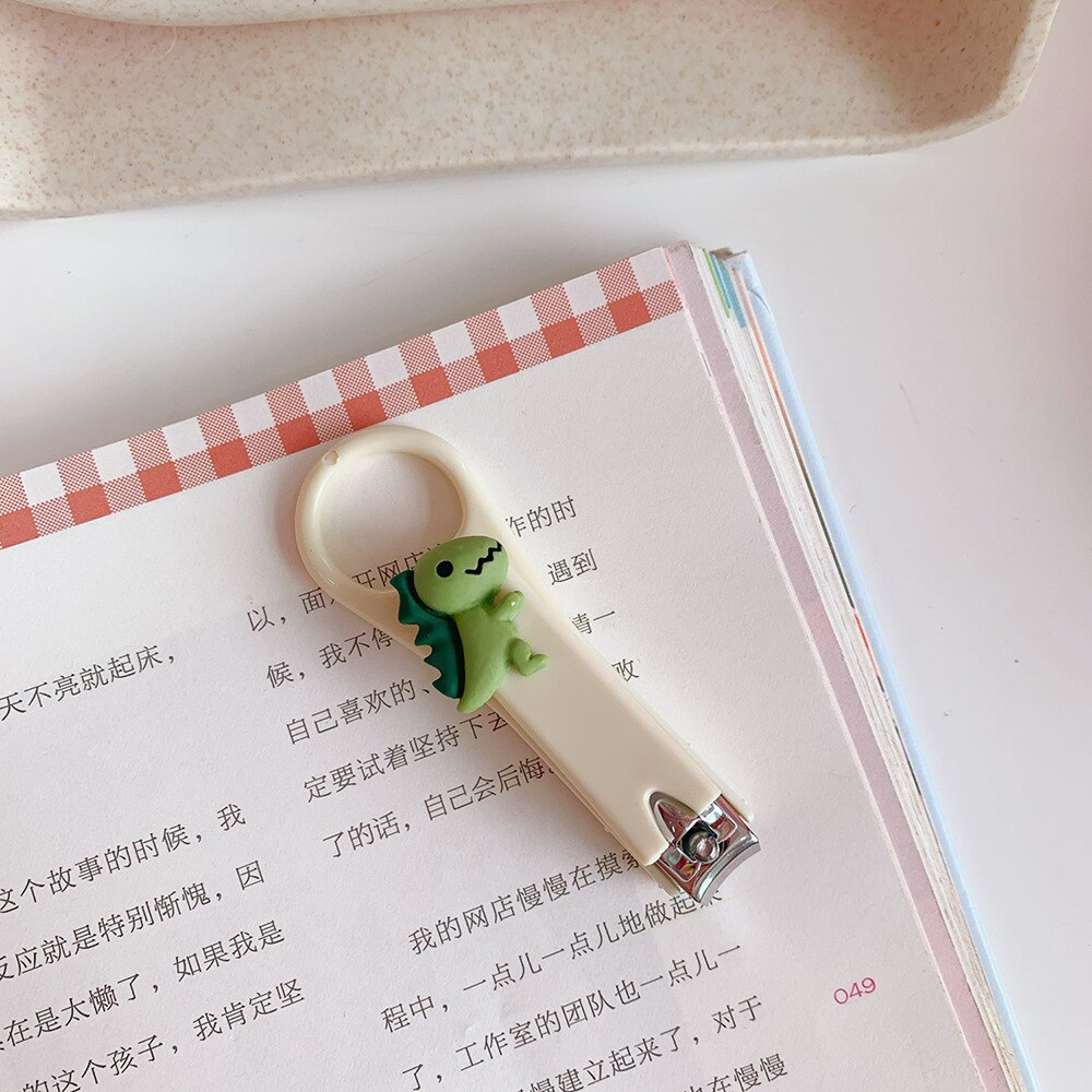 Coloré dessin animé fruits avocat coupe-ongles coupe-ongles en acier inoxydable manucure tondeuse coupe-ongles outils d'art des ongles pour les enfants: 3