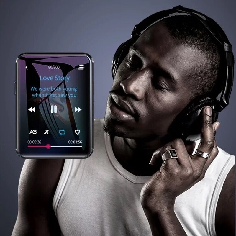 BENJIE X1 Bluetooth MP4 player touch screen 8GB 16GB music player with FM radio video player, e-book player, MP3 with speaker