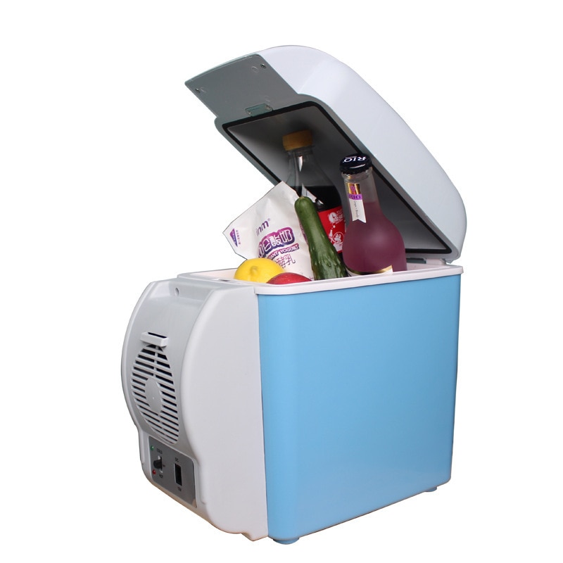 12V 7.5L Mini Draagbare Auto Koelkast Vriezer Multifunctionele Dual-Gebruik Koeler Warmer Thermo-elektrische Elektrische Koelkast Compressor