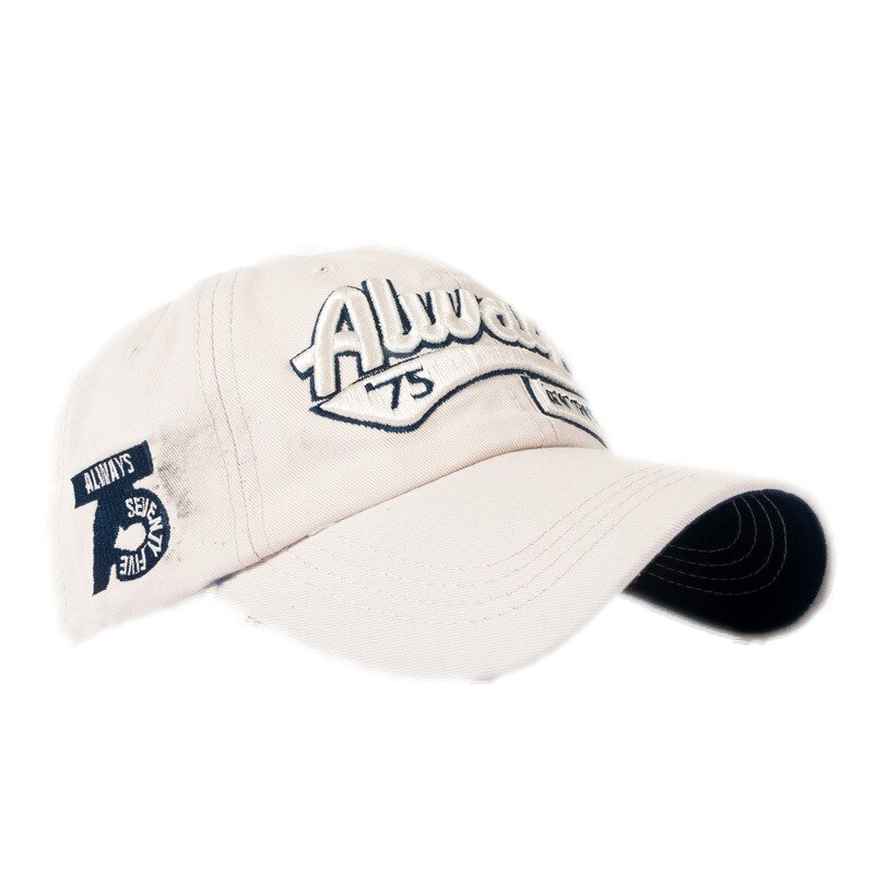 Snapback hat til kvinder mænd bomuld baseball cap afslappet sol hat broderi brev udendørs sport justerbare hætter