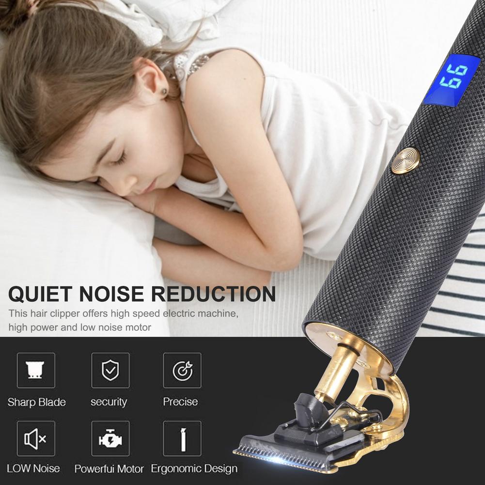 Hair Outliner Clippers Kit T Blade Hair Trimmer Set kemei one blade hair trimmer tondeuse barbe