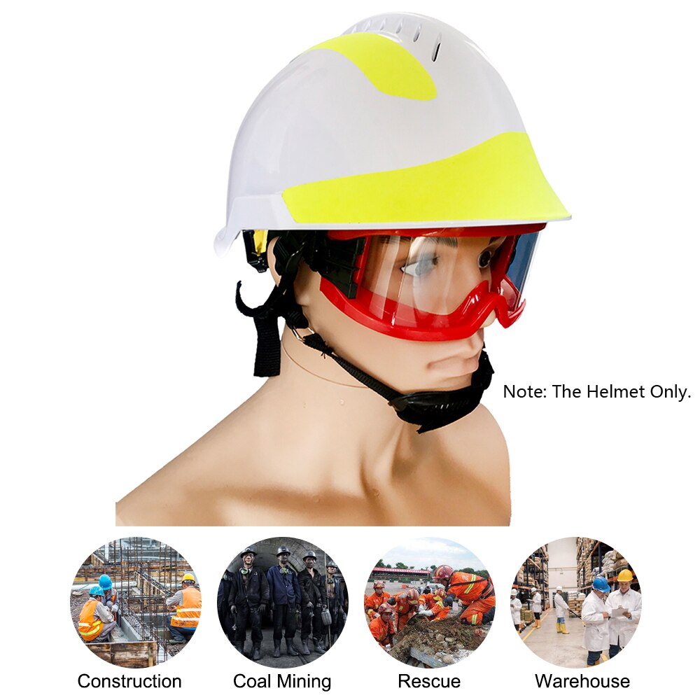Brandmand sikkerhedshjelme redningshjelm arbejdsplads brandbeskyttelse hård hat med forlygter beskyttende anti-stød