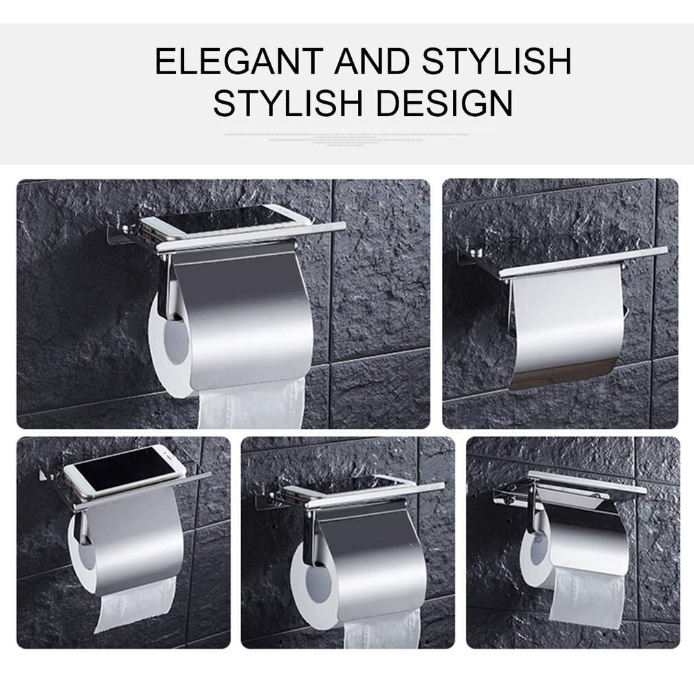 Stainless Steel Anti-rust Tissue Holder Wall Mount... – Grandado