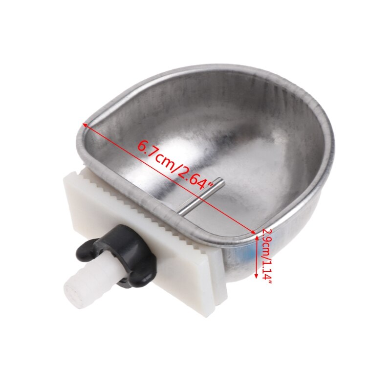 Konijn Automatische Drinker Water Feeder Fix Kom Roestvrij Staal T Joint Apparatuur
