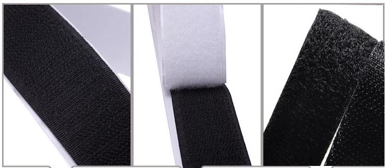 2m cintas autoadhesivas de velcro con gancho y bucle, adhesivas de nailon con cinta de tela para coser