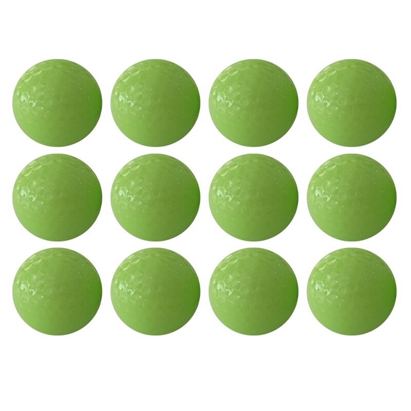 Golf Luminous Ball Golf Fluorescent Ball Automatic Light Absorption Luminescent Fluorescent Night Ball: Default Title