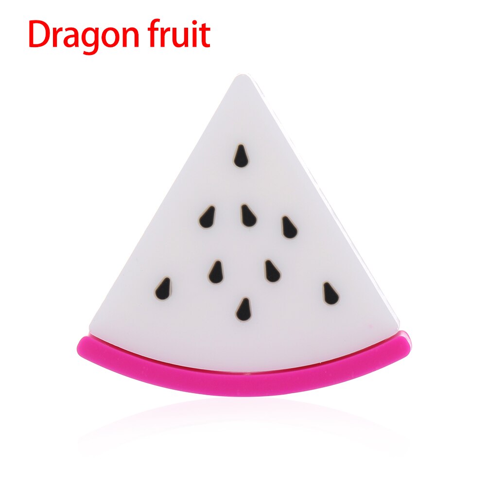 1pc søte tegneserie frukt kabel bite telefon lader beskytter ledning data linje deksel nydelig mobiltelefon øretelefon ledning tilbehør: 1pc- dragefrukter