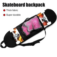 81x21cm Skateboard Shoulder Carrier Adjustable Strap With A Mesh Pouch Portable Skateboard Carry Bag