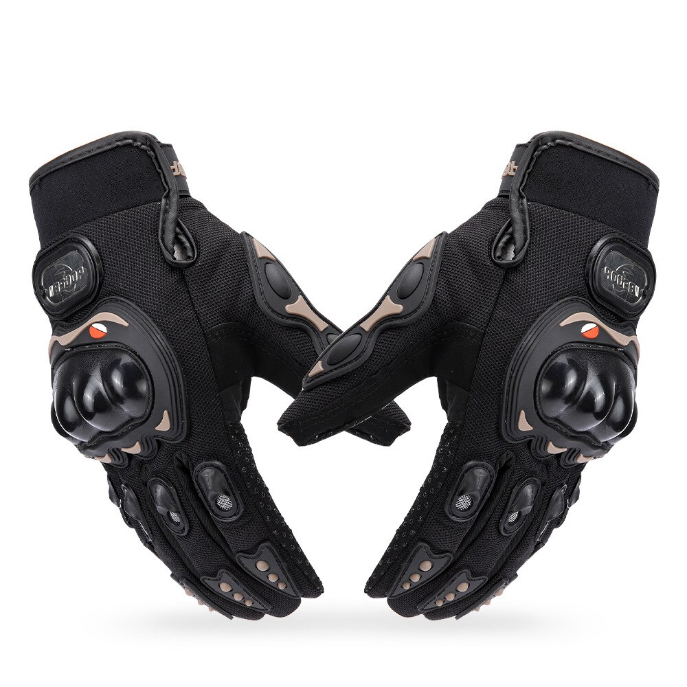 Motorcycle Gloves Super Fiber Reinforced Leather Motocross Motorbike Biker Racing Car Riding Mechanical Moto Gloves Men Women