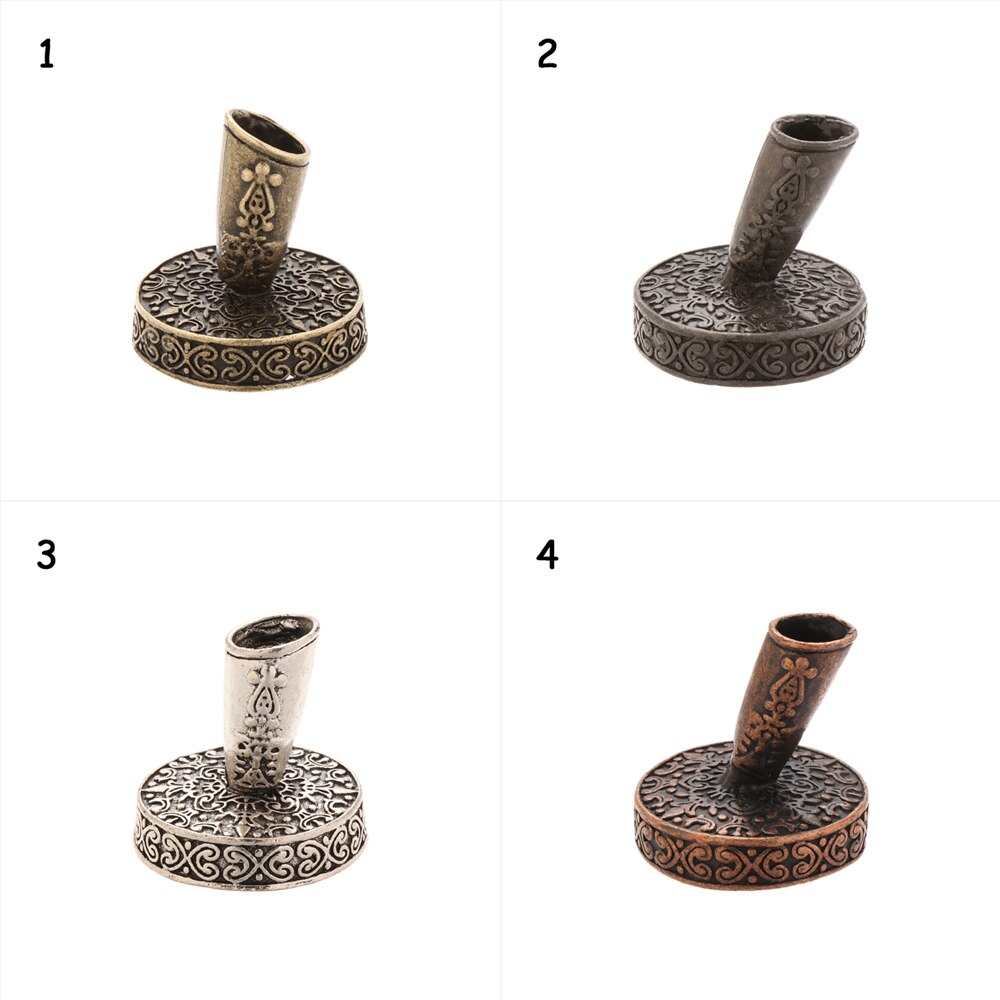 Portalápices de Metal Vintage de estilo europeo, 4 colores, Soporte redondo para bolígrafo, organizador de pluma estilográfica, accesorios para escuela y oficina, 1 ud.