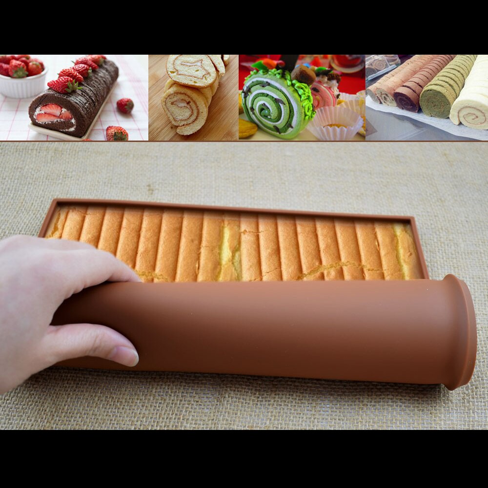 Siliconen Bakken Mat Diy Multifunctionele Cake Pad Non-stick Oven Liner Zwitserse Roll Bakvormen Bakken Tools