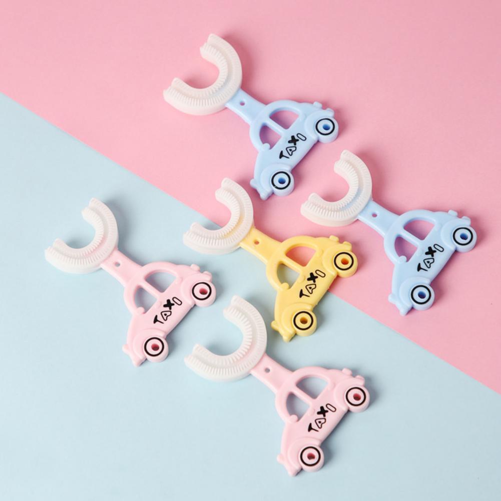 Children Toothbrush Portable Kids Toothbrush Eye-catching Labor-saving Cleansing Massage Infant Toothbrush Baby Supplies