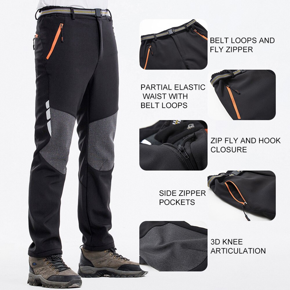 Men Hiking Pants Outdoor Climbing Trekking Camping Thin Loose Casual Sportswear Zipper Pockets Quick Dry Pants Trousers Pantalon